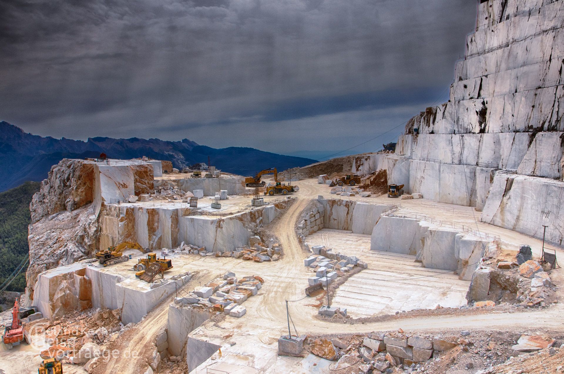 Piastra, Marmorsteinbrüche, Carrara, Toskana